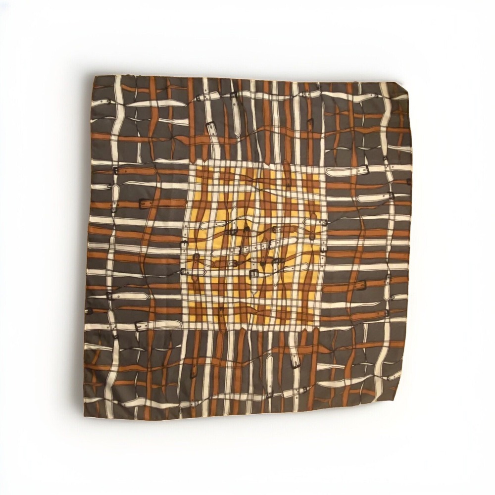 Nordstrom Collection Eighteen Scarf Square Western Equestrian Buckle Print Women